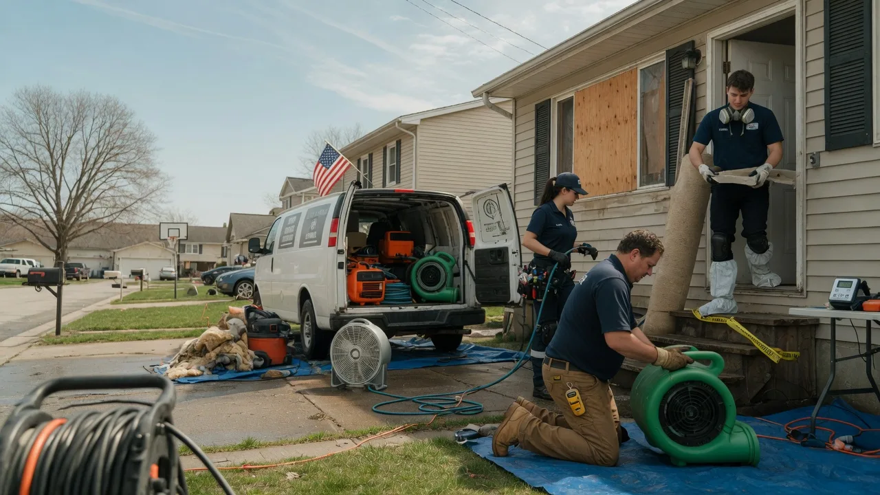 Water Damage Restoration in Dallas, WI near me